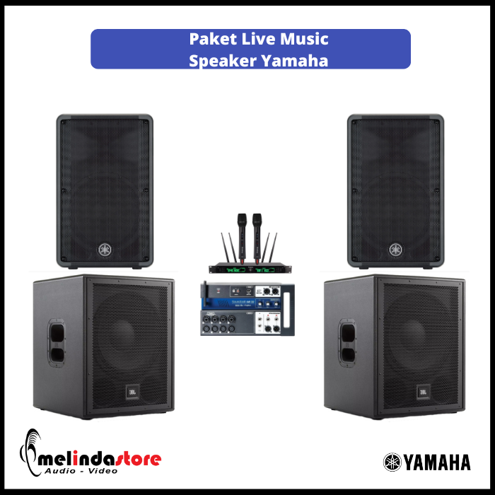 Paket Live Music Speaker Aktif Yamaha DRB12